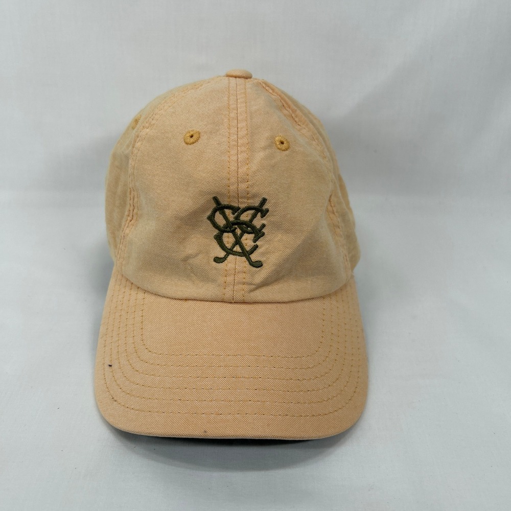 American Needle Peach & Navy Golf Logo Dad Hat